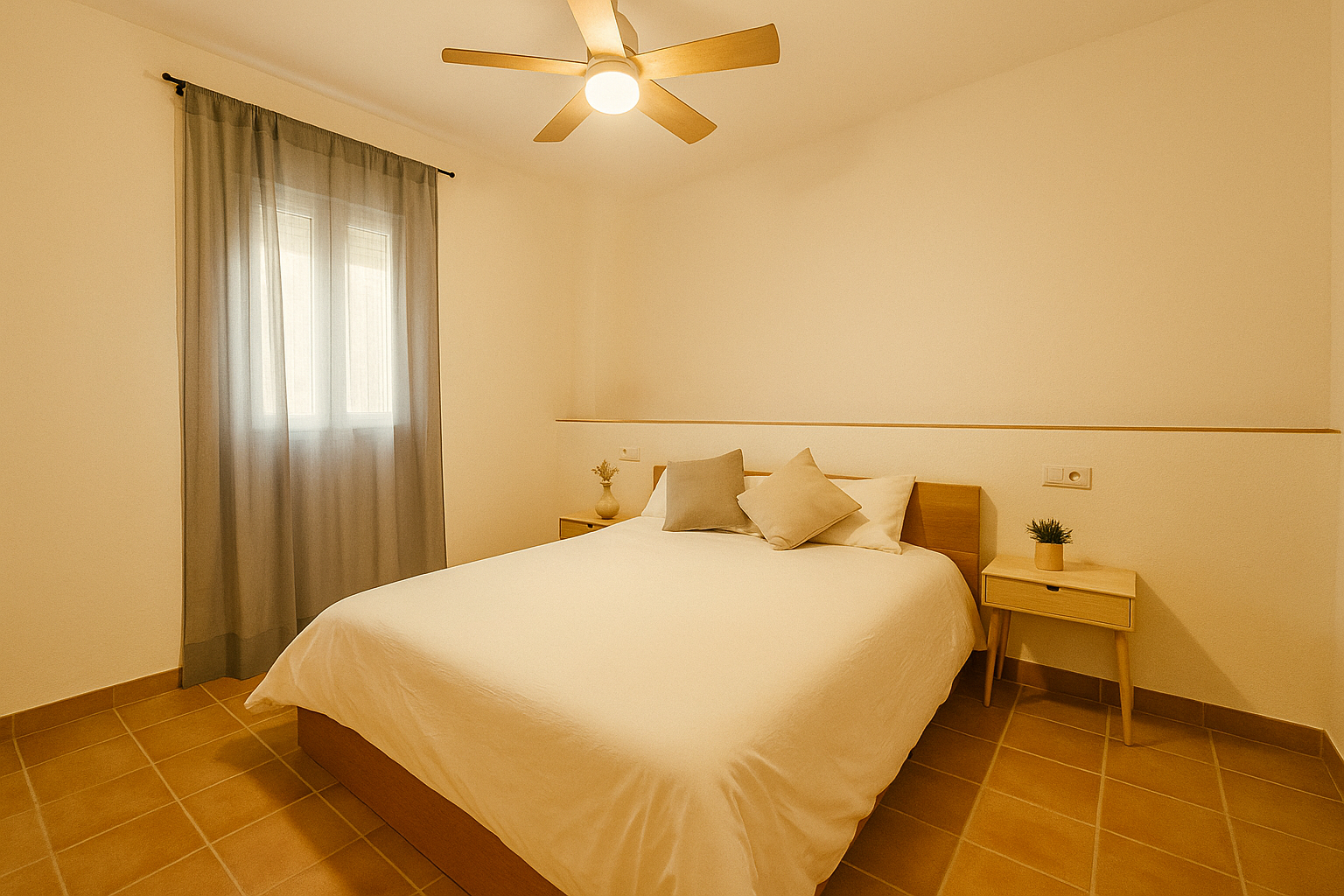 Dormitorio Cama doble grande
